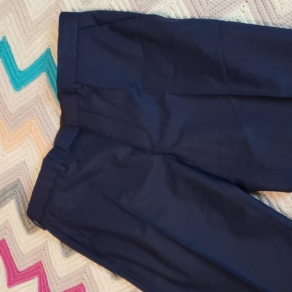 Topshop topman blue ares skinny trouser navy 100 percent wool lined 34" waist - Picture 3 of 15